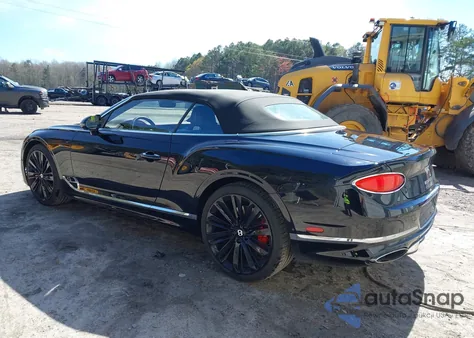 2023 Bentley Continental Gt Mulliner W12/Speed из США, поврежденный, VIN SCBDT4ZG5PC011507